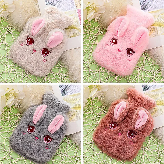 Hot Water Bottle Cute Soft Cartoon Rabbit Water Bags Explosion-proof Hand Wa LEI
