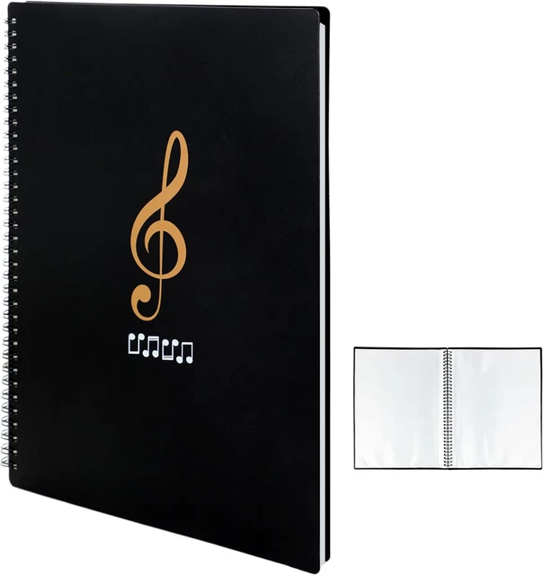 Raccoglitore Portaspartiti A4 - Cartella Con 20 Tasche Impermeabile, Per Pianoforte, Chitarra, Musica - Foto 11