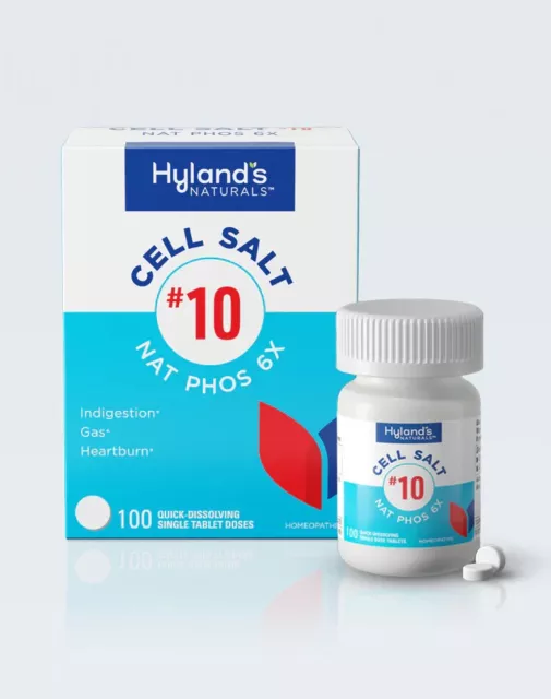 Hyland's #10  Nat Phos  6X NEW 100 Tablets Homeopathic support for joint pain.