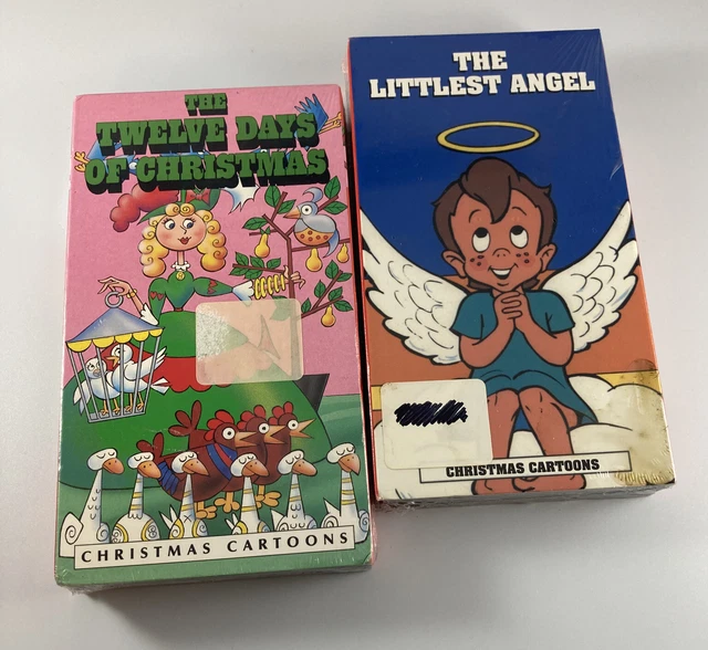 THE TWELVE DAYS Of Christmas & The Littlest Angel VHS Movies Tapes RARE