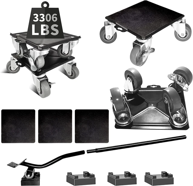 ZFULVO Furniture Mover Dolly Set,Larger Size Heavy Duty Furniture Movers,Carbon