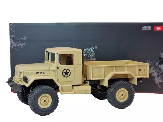 WPL RC Jeep Off-Road Wrangler modello auto telecomando RC 4wd camion militare Regno Unito