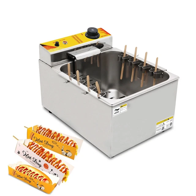 12L Commercial Automatic Cheese Fryer Hot dog Sticks Frying Machine