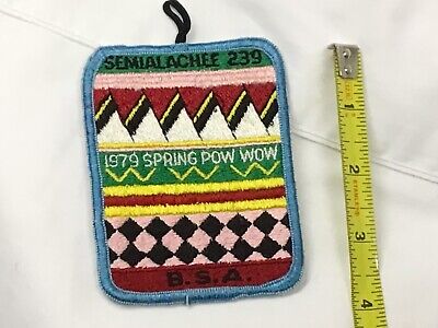 1979 Order of the Arrow Lodge 239 Semialachee Lodge Patch Spring Pow Wow Scout