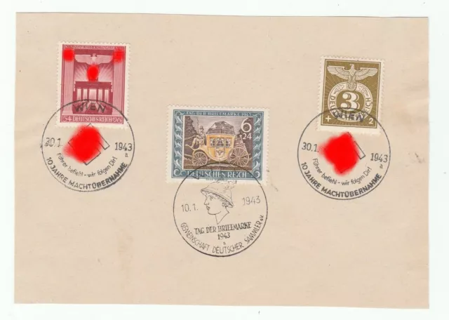 Sonderstempel Tag der Briefmarke 1943   - (h15)