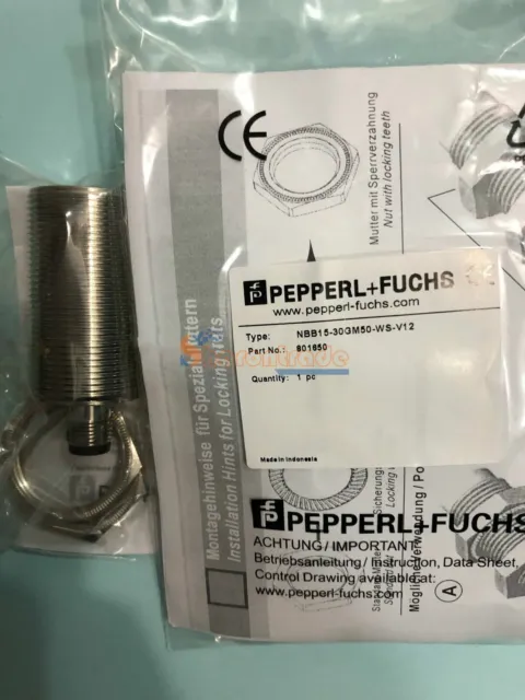 1PCS NEW PROXIMITY SWITCH Pepperl+Fuchs NBB15-30GM50-WS-V12
