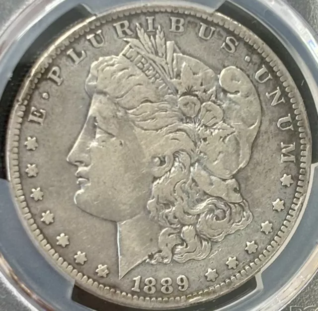 1889 Cc Morgan Silver Dollar Pcgs Vf Details Carson City Mint Key Date Coin