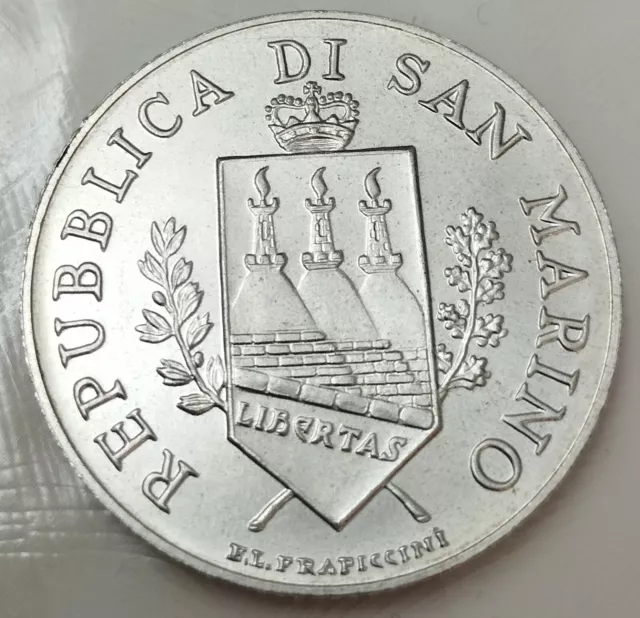 5 euro 2004 BARTOLOMEO BORGHESI   ARG. REPUBBLICA di SAN MARINO