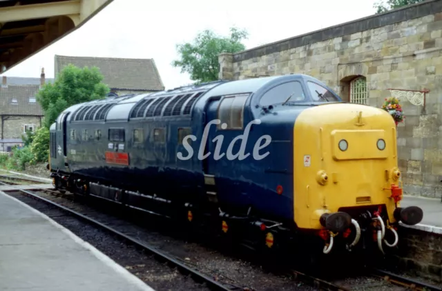 British Railways Deltic Diesel Locomotive 55015 1986 Orig Slide+Copyright