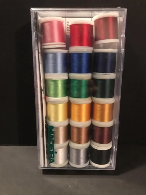 Madeira German Embroidery Rayon Thread 18 Spools Professional Grade NEW