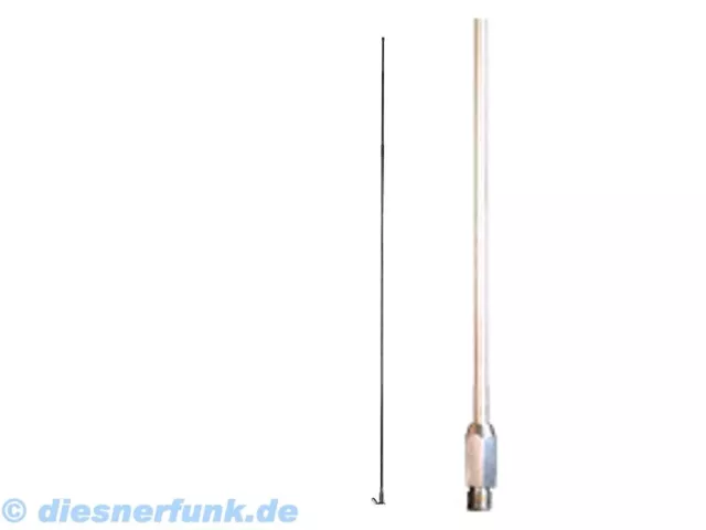 CB FUNK ANTENNE DV27 lang 275cm nur Edelstahlstrahler 3/8 Zoll Anschluß 1000Watt