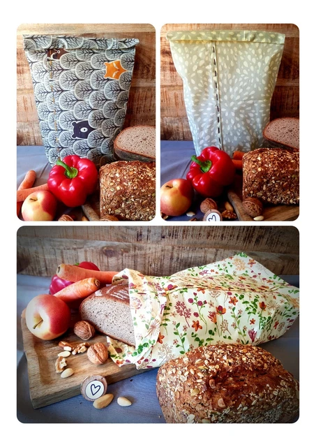 Bienenwachstuch Brotsack 🍞30 x 40 cm cm