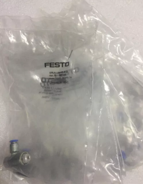 1 pz Nuovo Festo GRLA-1/8-QS-4-D 193143 Marca Valvola