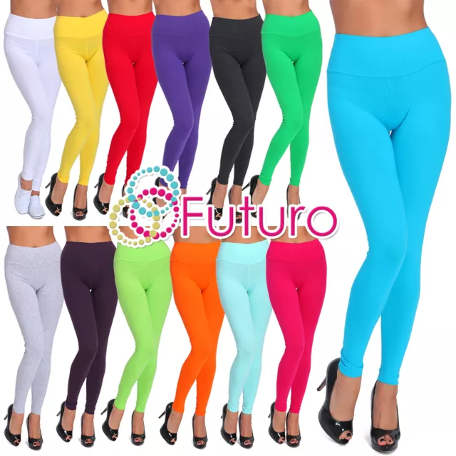 Full Length High Waist Leggings Genuine Cotton and Lycra All Sizes & Color LWPY