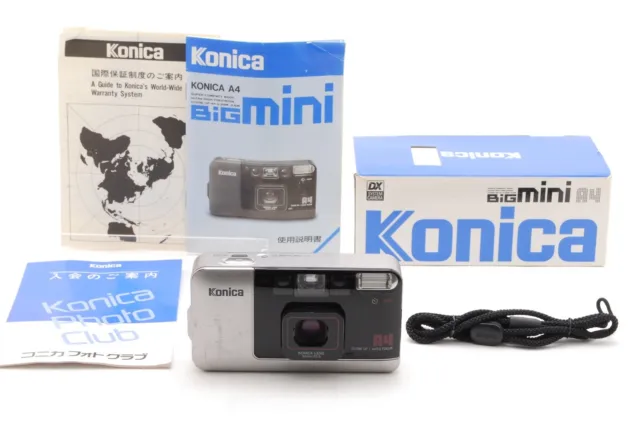 LCD Works【EXC+5 / in BOX】 Konica BIG Mini A4 Point & Shoot 35mm Camera JAPAN