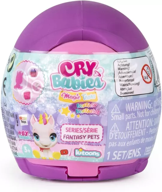 Cry Babies Magic Tears serie Fantasy PETS , modello assortito capsula color viol