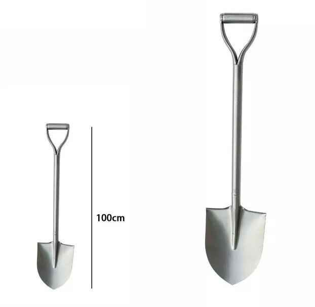 Pala Attrezzo Da Giardino Giardinaggio Campeggio Metallo 100cm dfh