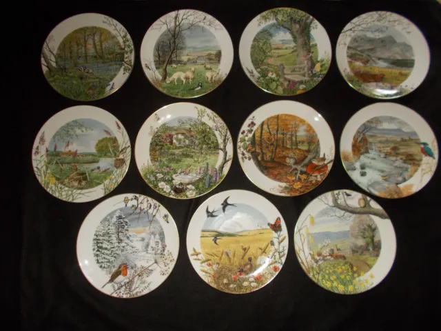 Royal Worcester Plates Months Of The Year - Select Plate