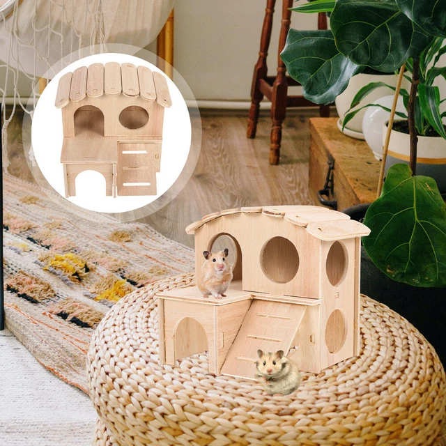 Kleine Pet Spielzeug Guinea Pig Hideout Hamster Holz