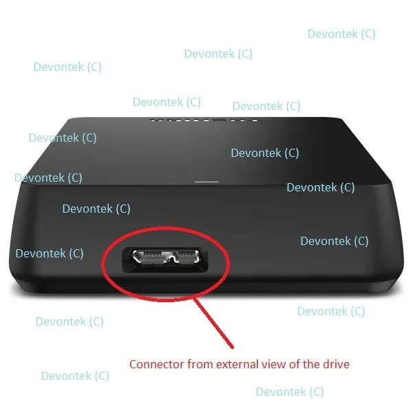 Toshiba Canvio Connect Micro USB 3.0 Connector Port Repair Service