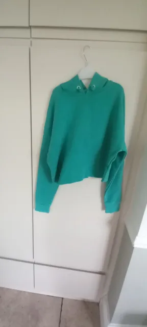 Fab Cropped Fleecy Lined Hoodie - Mint Cond Worn Once - 915 - 10/11 years