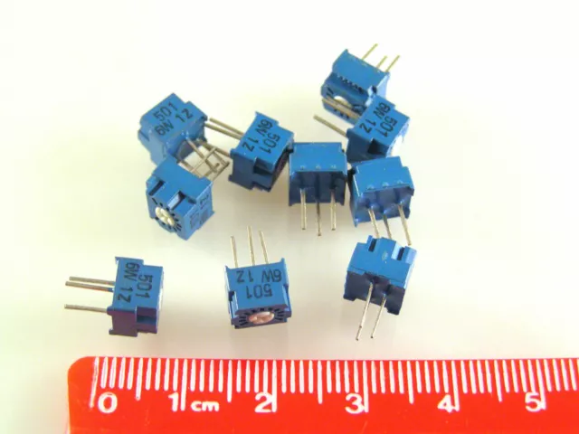 Tocos GF063P 500 Ohm Cermet Trimming Potentiometer 10 Pieces OM1061A