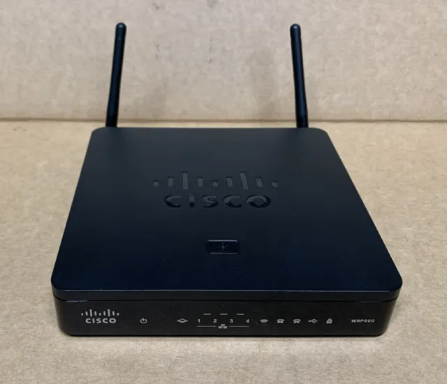 Cisco Small Business WRP500 Wireless router 4-port switch GigE WRP500-E-K9 V02 2