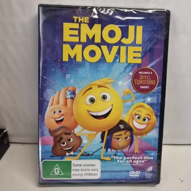 The Emoji Movie (DVD, 2017) New Sealed Region 2 4 5