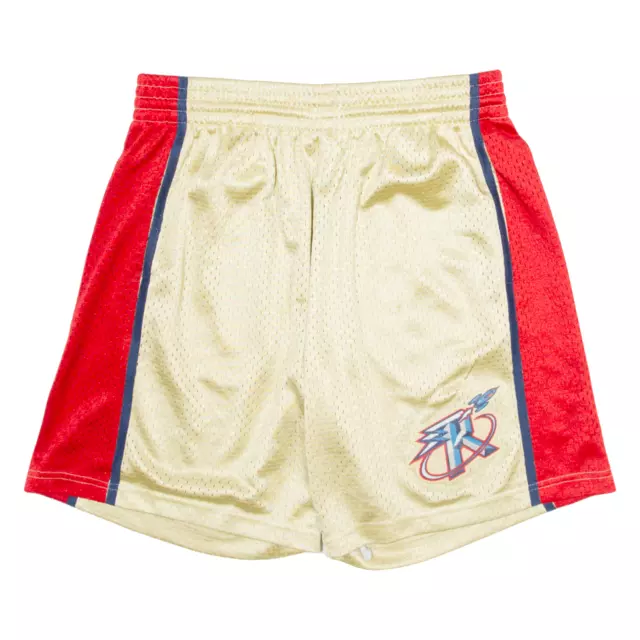 Mitchell & Ness NBA Houston Rockets 1996-97 Herren Sportshorts Gold 90er L W30