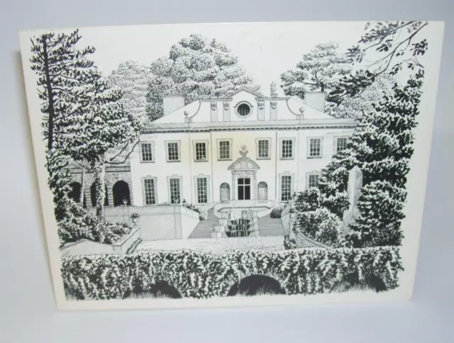 The Swan House Atlanta GA Greeting Card Vintage Used