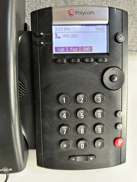 Polycom Phone - VVX 201 Refurbished with latest Software upgrade (6.4.6.2453)
