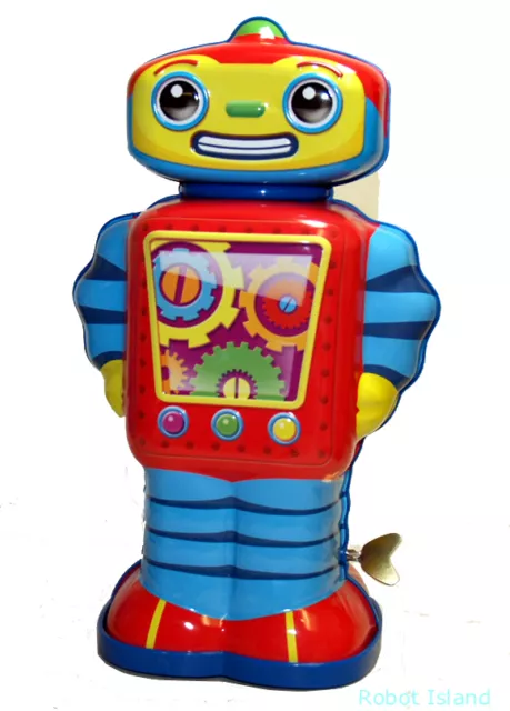 NEW Wind-Up Cosmo Tin Robot - Classic Retro Style Tin Toys - 25cm / 10 inches