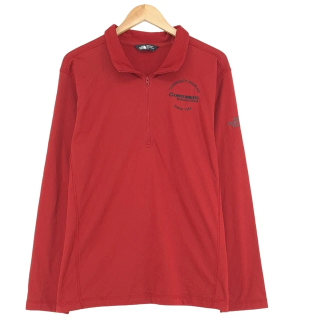 The North Face Giacca IN Pile Banking Banca Casual Rosso Uomo Taglia L Grande