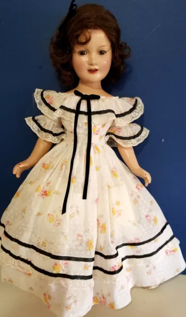 Vintage RARE 1940 Ideal 21" Judy Garland All Composition Doll