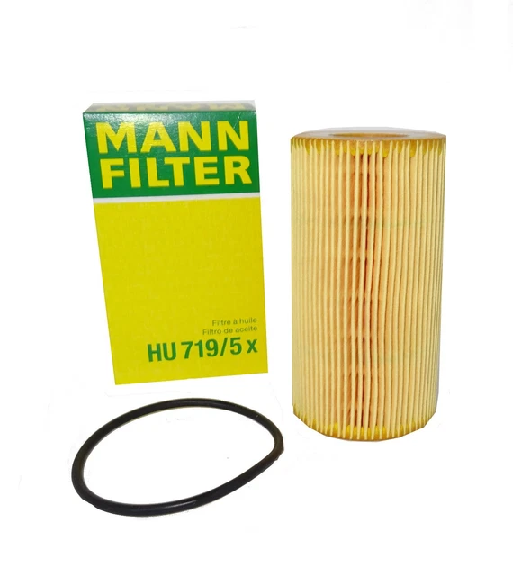 3-Pack Mann HU 719/5 X Engine Oil Filters – Porsche 911, 918 Spyder, Boxster