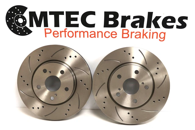 SHW Performance Cross-Drilled Lightweight Left Rear Brake Rotors - BMW Z4 3.2L 06-08 main image 0