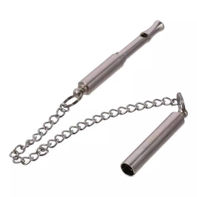 Silver Dog Whistle Pet Behavior Training Tool Behavior Aids Training Whistle