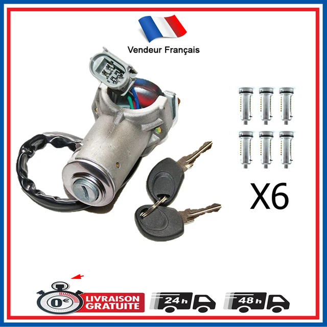 Lot 5 Serrures, Neiman Et Bouchon Réservoir Pour Peugeot Expert 1 - Foto 11