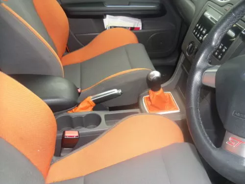 adattarsi FORD FOCUS 2005-2009 CUFFIA CAMBIO E FRENO PELLE ORANCIA