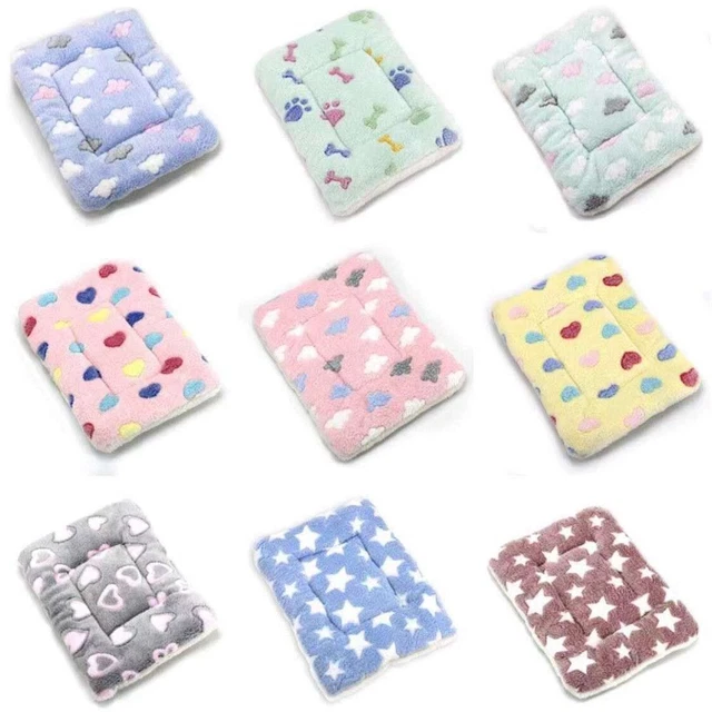 Accesorios cojín franela perros manto mascota mate almohadilla para dormir gatos cama