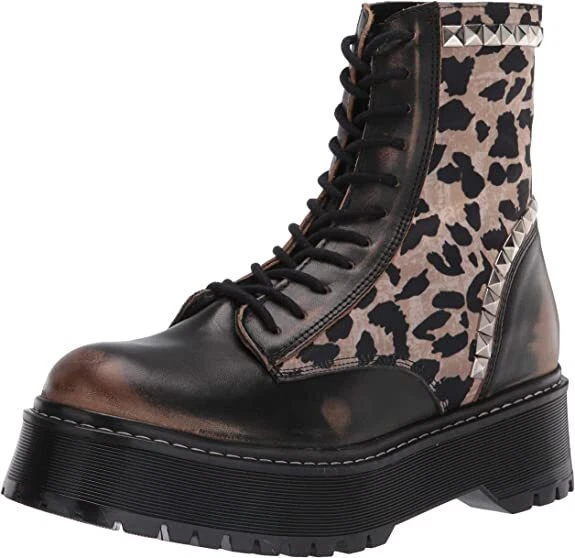 Steve Madden Women's Avenger Fashion Boot, Leopard Multi, 7