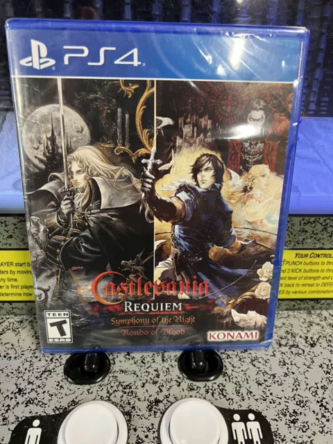 Castlevania Requiem + Random Card PS4 Limited Run #443 LRG IN HAND