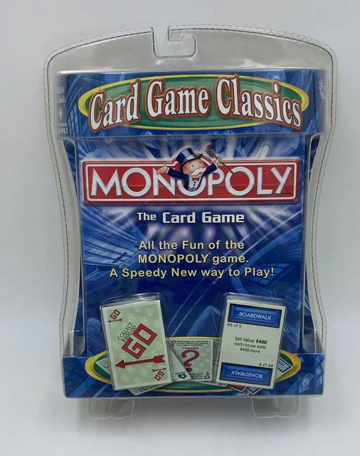 MONOPOLY THE CARD Game Winning Moves Games Hasbro 2007 Complete W