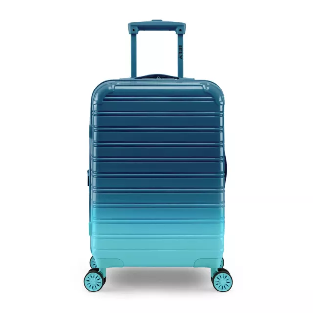 iFLY Hardside Fibertech Carry-on Luggage 20", Ocean Breeze,Strawberry,Sunny Sky