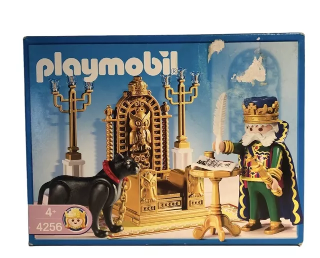 PLAYMOBIL® 4256 König mit Thron NEU Ergänzung f. PLAYMOBIL® 4250 Märchenschloss