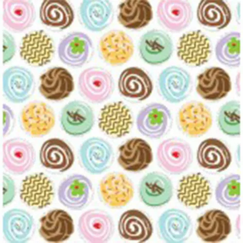 Cupcakes Print Tissue Paper 500x750mm Multi Listing 3