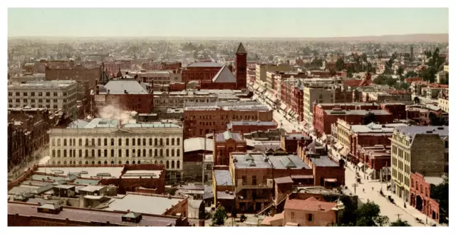 California, Los Angeles, panorama  Tirage vintage print, photochromie, vintage