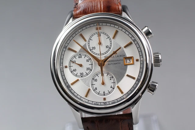 MAURICE LACROIX LES Classiques LC6158 Chronograph AT Watch JAPAN