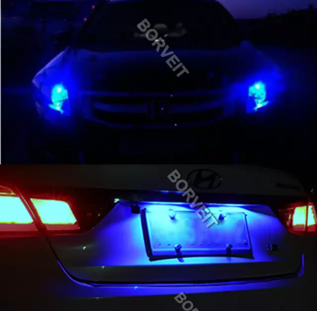 Blue LED Parker + Number plate Lights for Ford Territory GHIA SY SX TX