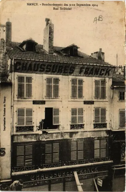 CPA NANCY Bombardement des 9-10 Septembre 1914 Rue St-DIZIER (680498)